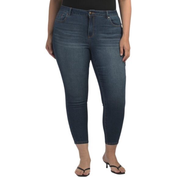 D. JEANS Plus Recycled Skinny Jeans - Picture 1 of 2